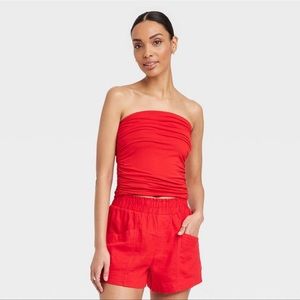 A NEW DAY tube top and short set Please read description